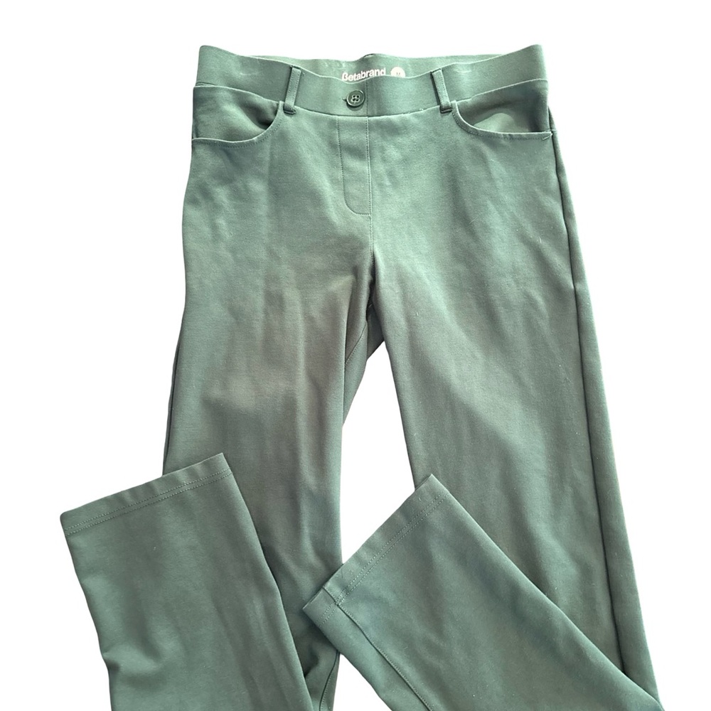 Betabrand Women’s Dress Pants Medium Forest Green - Picture 3 of 4